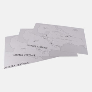 America centrale: cartine geografiche